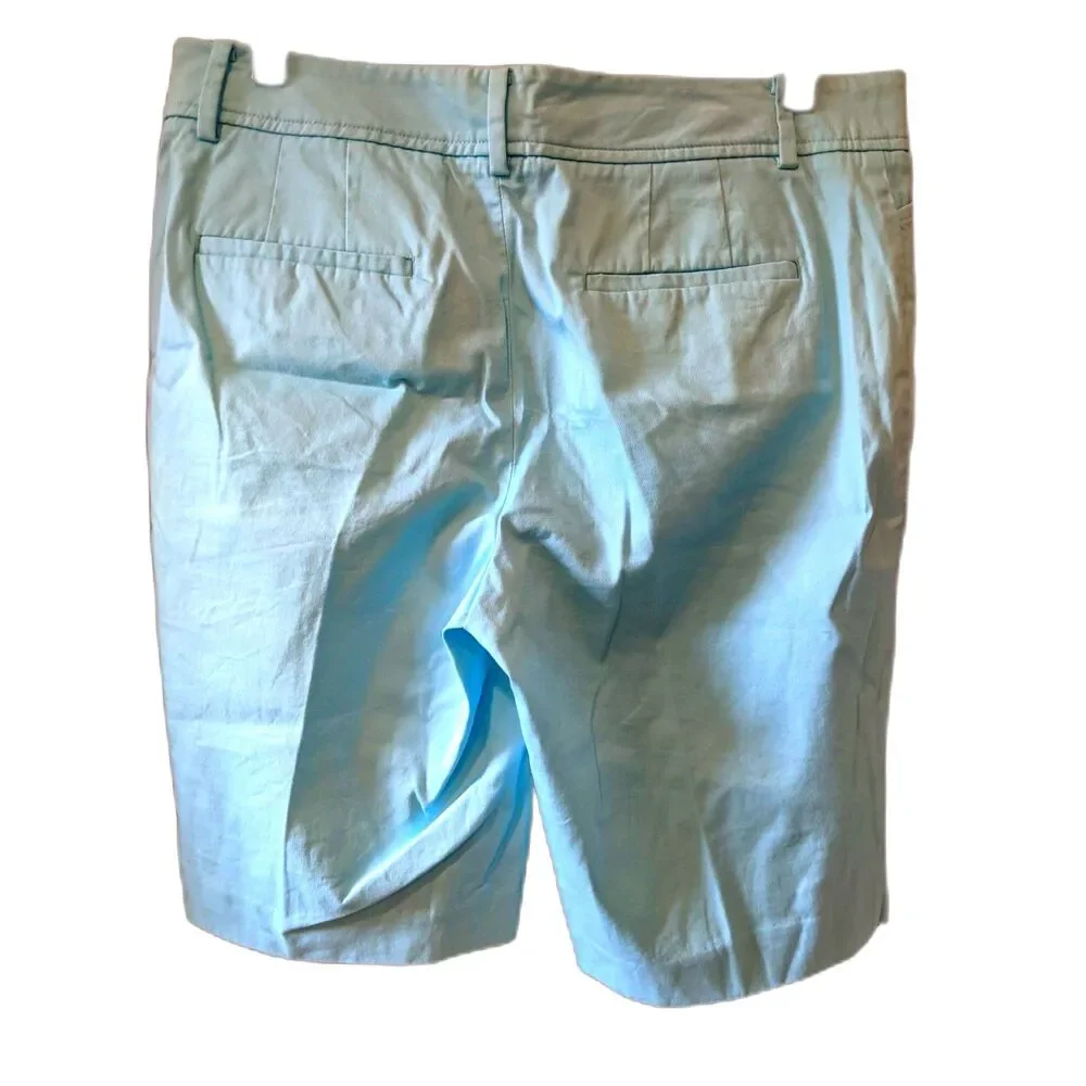 Talbots Perfect Short Womens 6 Aqua Blue 10